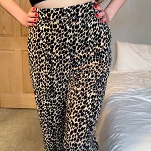 J Crew Factory Cheetah Jamie pant